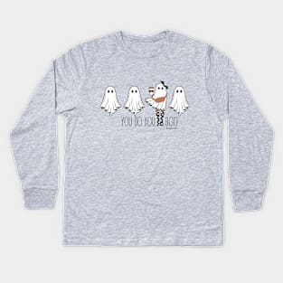 you do you boo Kids Long Sleeve T-Shirt